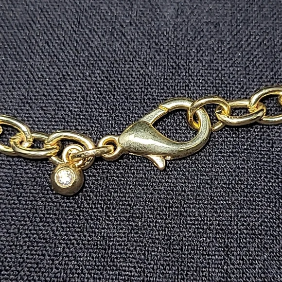 GOLD TONE OWLS AND TREE OF LIFE CHARM BRACELET - Picture 7 of 11